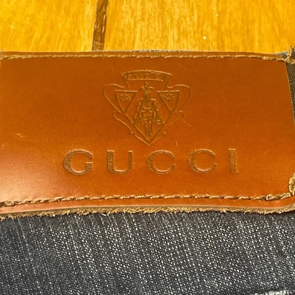 Gucci Arkansas 01865 Denim Jeans 35x32 Made In Italy - Picture 4 of 16